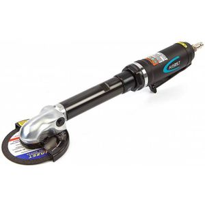 HAZET 9033P-8 diepteschuurmachine | lage totale hoogte van 50 mm, voor doorslijpschijven 100 x 1 x 10 mm | handig gereedschap voor het doorslijpen van plaatstaal en staal'.