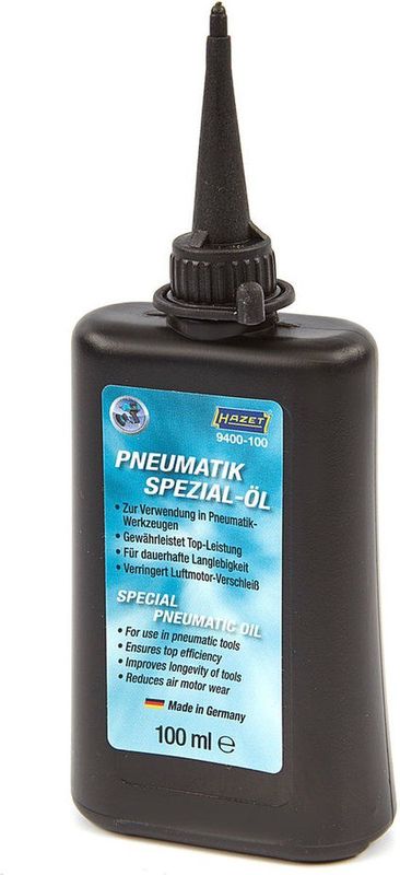 HAZET - Pneumatische Olie - 100 ml - Vermindert Slijtage - Made in Germany