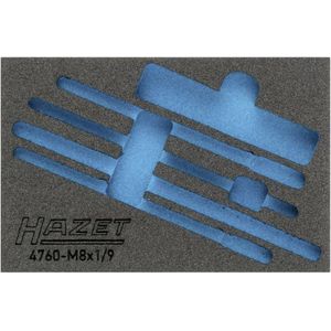 HAZET 2-componenten Zachtschuiminleg - Leeg - PE-schuim - 172 mm x 114 mm