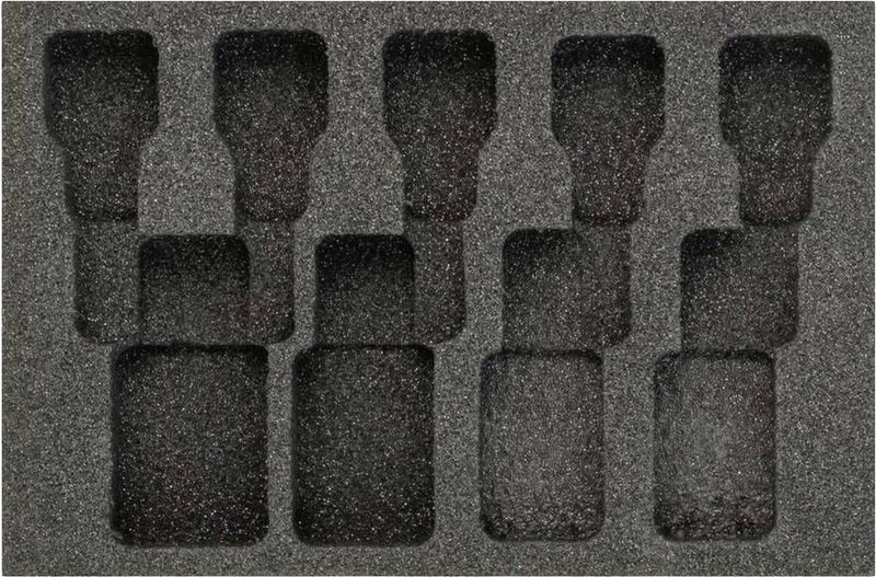 HAZET 2-componenten Zachtschuiminleg - L x B: 172 mm x 114 mm - PE-schuim