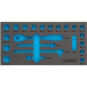 HAZET - 2-componenten Zachtschuiminleg - Leeg - 342 mm x 172 mm - PE-schuim