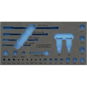 HAZET - 2-Componenten Zachtschuiminleg - 342 mm x 172 mm - PE-Schuim