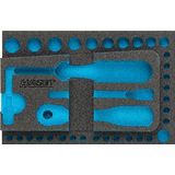 HAZET 2-componenten Zachtschuiminleg - 172 mm x 114 mm - Made in Germany