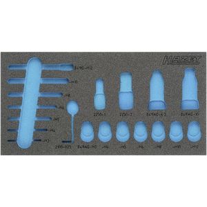 HAZET 2-componenten Zachtschuiminleg - 342 mm x 172 mm - PE-schuim