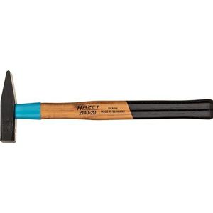 HAZET Slotenmaker hamer (stalen steelbeschermhuls Bluguard, hickoryhout, kwaliteitsklasse A, 200 g, lengte: 280 mm) 2140-20