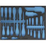 HAZET - 2-componenten Zachtschuiminleg - Leeg - PE-schuim - Voor Gereedschap