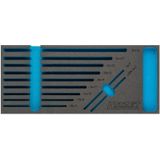 HAZET 2-componenten Zachtschuiminleg - Leeg - PE-schuim - 392 mm x 172 mm