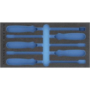 HAZET 2-componenten Zachtschuiminleg - 342 mm x 172 mm - PE-schuim