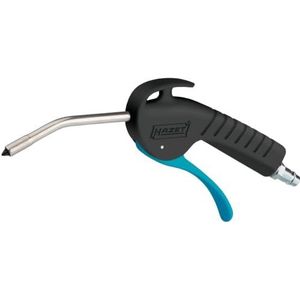 HAZET Uitblaaspistool · 100 mm · geluidsarm · met gebogen buis 9040P-3 · Lengte: 255 mm