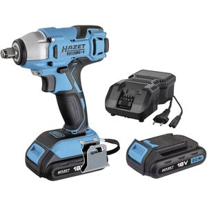 HAZET Accu-slagmoersleutelset · 18 Volt 9212SPC-1/4 · Losdraaimoment maximaal [Nm]: 260 Nm · 1/2 inch (12,5 mm) vierkant massief · 4-delig