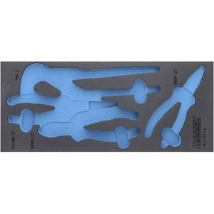 Hazet - 2-Komponenten Weichschaumeinlage 163-511L ∙ l x b: 392 mm x 172 mm