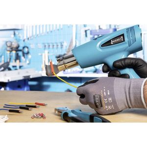 HAZET - Hetelucht Handapparaat 1990-10 - Kleur: Zwart - Vermogen: 1600 Watt