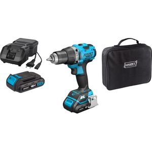 HAZET Accuschroefboormachineset · 18 Volt · 2,5 Ah (Ampère-uur) · 3-delig 9230-2 · 3-delig