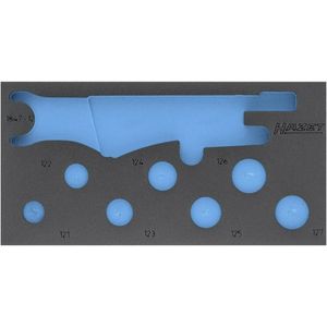 HAZET - 163-529L - Gereedschapsinleg - 342 mm x 172 mm - PE-schuim
