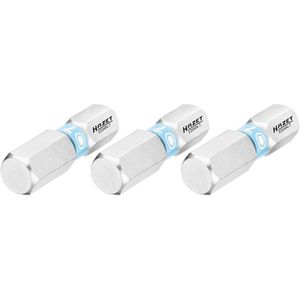 HAZET Bit 2204N-7/3 · 1/4 inch (6,3 mm) zeskant massief · Binnen-zeskant-profiel · 3-delig · SW 7 mm
