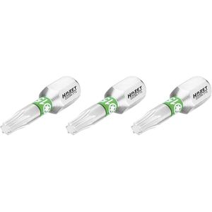 HAZET Bit 2223N-T15/3 · 1/4 inch (6,3 mm) zeskant massief · Binnen-TORX-profiel · 3-delig · SW T15
