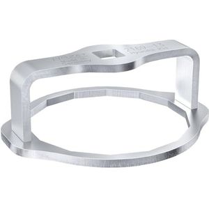 HAZET Oliefitersleutel 2169-13 · 1/2 inch (12,5 mm) vierkant hol · Buiten-14-kant-profiel · SW 80 mm