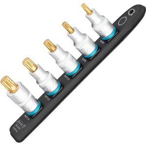 HAZET SmartRail · Flexibele kunststof opsteekstrip 990-SR/5 · 1/2 inch (12,5 mm) vierkant hol · Binnenveeltandprofiel XZN · 5-delig · M6 · M8 · M10 · M12 · M14