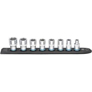 HAZET SmartRail · Flexibele kunststof opsteekstrip 900-SR/8 · 1/2 inch (12,5 mm) vierkant hol · 8-delig · 10 · 13 · 16 · 17 · 18 · 19 · 22 · 24