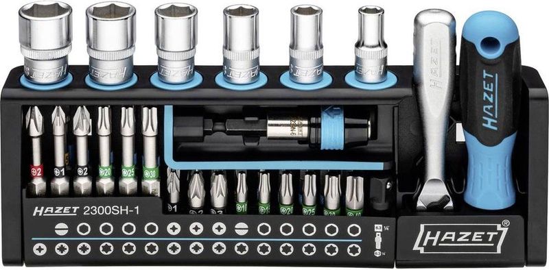Bit-/Steckschlüssel-Sortiment Smart Holder 2300SH-1, 39-tlg. - Hazet