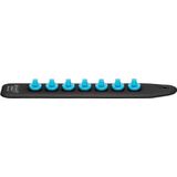 HAZET SmartRail met 7 steekplaatsen 850SR-7 · 1/4 inch (6,3 mm) vierkant hol · L x B x H: 245 mm x 37,4 mm x 29,2 mm