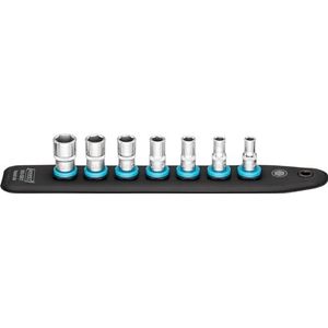 HAZET SmartRail met 7 steekplaatsen 850-SR/7 · 1/4 inch (6,3 mm) vierkant hol · Buiten-zeskant-tractieprofiel · 7-delig · 5,5 · 6 · 7 · 8 · 10 · 11 · 13