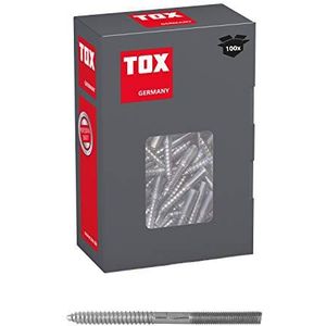 TOX Boltix 09510152 Stokschroef verzinkt, M8 x 60 mm, 100 stuks