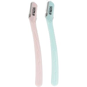 Wenkbrauwtrimmers - Blauw - Roze - Set van 2