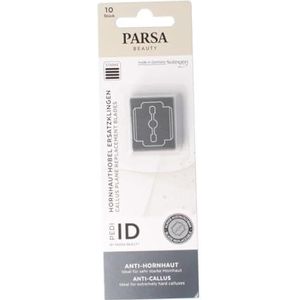 Parsa Beauty ID Hornhauthobel Ersatzklinge Eeltverwijderaar, 10 st