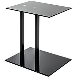 HAKU Möbel salontafel, metaal, zwart, B 45 x D 35 x H 50 cm