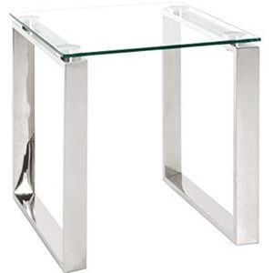 HAKU Möbel Beistelltisch Glas transparent 42,0 x 42,0 x 45,0 cm