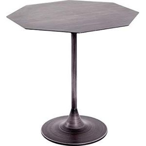 HAKU Möbel salontafel, metaal, zwart, B 45 x D 45 x H 47 cm