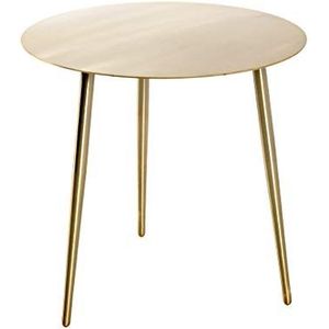 HAKU Möbel salontafel, metaal, goud, Ø 45 x H 45 cm