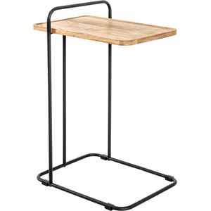 HAKU Möbel Beistelltisch Massivholz eiche 35,0 x 49,0 x 73,0 cm