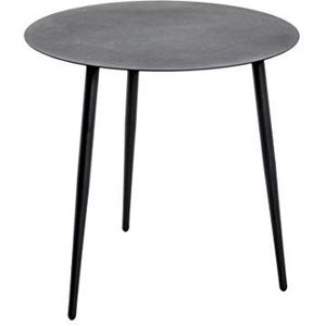 HAKU Möbel salontafel, metaal, zwart, Ø 45 x H 45 cm