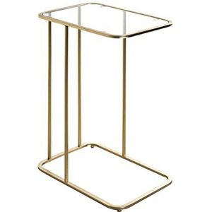 HAKU Möbel salontafel, metaal, goud, L 45 x D 30 x H 65 cm