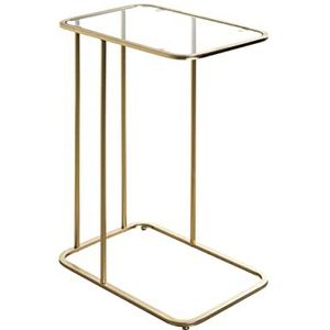 HAKU Möbel salontafel, metaal, goud, B 45 x D 30 x H 65 cm