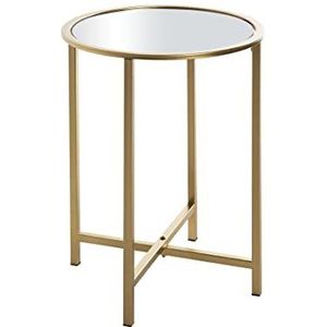 HAKU Möbel salontafel, metaal, goud, Ø 39 x H 53 cm