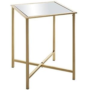 HAKU Möbel salontafel, metaal, goud, B 39 x D 39 x H 53 cm