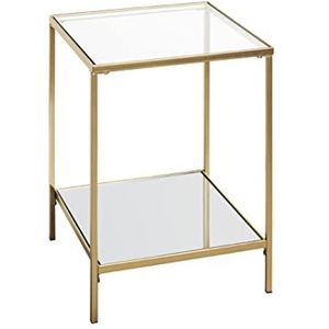 HAKU Möbel salontafel, metaal, goud, B 39 x D 39 x H 55 cm