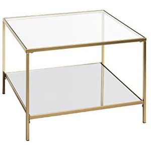 bijzettafel meubel 60x45 cm goud metaal