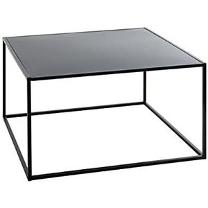 HAKU Möbel salontafel, metaal, zwart, B 70 x D 70 x H 40 cm