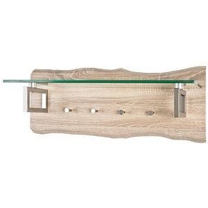 HAKU Möbel Wandgarderobe 32165 braun Holz 4 Haken 75,0 x 29,0 cm