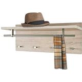 Wandgarderobe  Hemstedt ¦ holzfarben ¦ MDF-Platte ¦ Maße (cm): B: 75 H: 30 T: 26.0 Garderoben & Kleiderstangen > Wandgarderoben - Höffner
