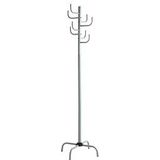HAKU Möbel Kleiderständer 43700 grau Metall 8 Haken 37,0 x 180,0 cm