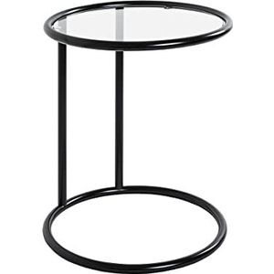 HAKU Möbel salontafel, metaal, zwart, Ø 45 x H 55 cm