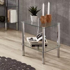 Ronde Salontafels met glasplaat Set van 2 kopen? ✔️ Vergelijk de beste aanbiedingen