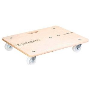Wagner Transportwagen MM 1332, uittrekbaar, 59-86 x 49 x 11 cm, flexibele pasvorm, belasting 200 kg, voor verschillende belastingen I FSC® gecertificeerd - 20133201