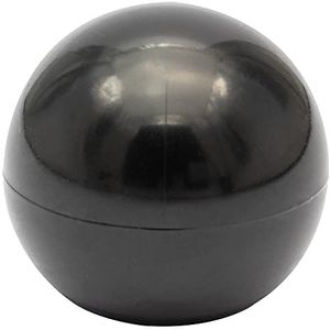 WAGNER Design vloer deurstopper GOLFBALL - diameter Ø 32 x 29 mm, hoogwaardig kunststof, zwart, om vast te schroeven, bevestigingsmateriaal meegeleverd - 15504511