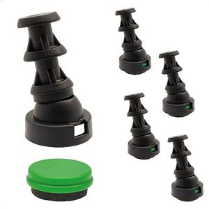 WAGNER Quick Click Natural complete set, 25 mm, stoelglijders